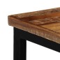 Mesa consola em teca reciclada maciça 90x30x76 cm