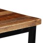 Mesa consola em teca reciclada maciça 90x30x76 cm