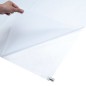 Película janela estática 60x2000cm PVC cinza transparente fosco