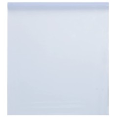 Película janela estática 60x500cm PVC branco transparente fosco