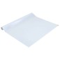 Película janela estática 60x500cm PVC branco transparente fosco