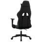 Cadeira gaming de massagens couro artificial preto