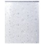 Película para janela fosca 90x500 cm PVC padrão de flores