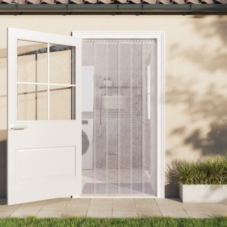 Cortina de porta 300 mm x 2,6 mm 10 m PVC transparente