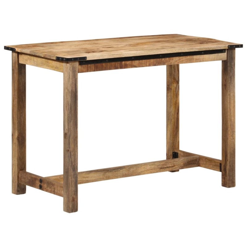 Mesa de jantar 110x55x75 cm madeira de mangueira maciça-Mesas de cozinha e de sala de jantar-Home Retail