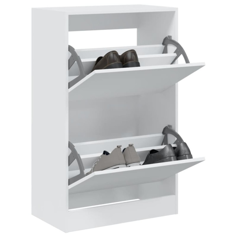 Sapateira 60x34x63,5 cm derivados de madeira branco-Sapateiras e organizadores-Home Retail