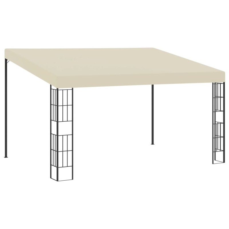 Gazebo de montagem na parede 3x4 m tecido creme-Toldos e gazebos-Home Retail