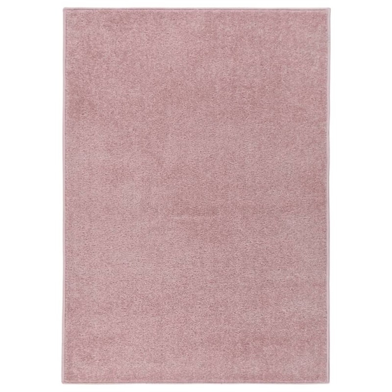 Tapete de pelo curto 240x340 cm rosa-Tapetes-Home Retail