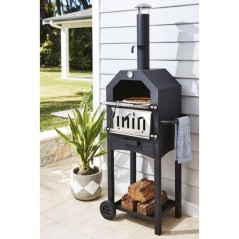 ProGarden Forno de pizzas BBQ preto