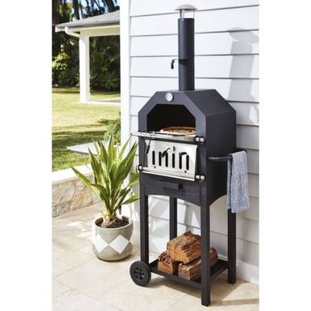 ProGarden Forno de pizzas BBQ preto