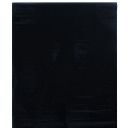 Película para janela estática 90x2000 cm PVC preto fosco