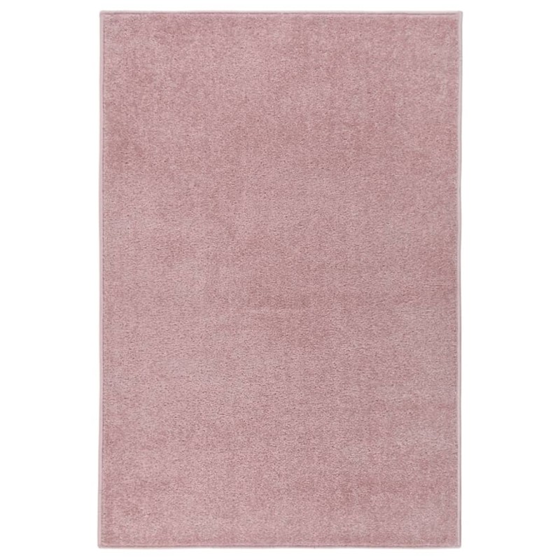 Tapete de pelo curto 160x230 cm rosa-Tapetes-Home Retail