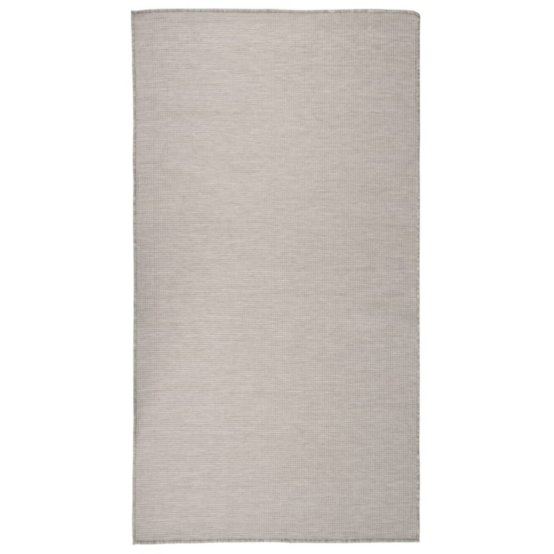 Tapete de tecido plano p/ exterior 80x150 cm cinza-acastanhado-Tapetes-Home Retail