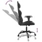 Cadeira gaming de massagens couro artificial preto