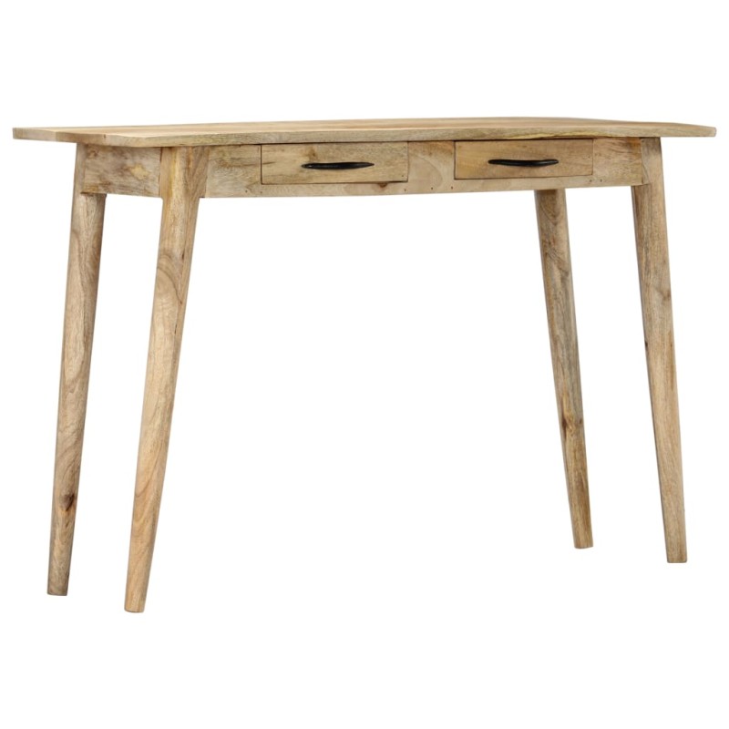 Mesa consola 115x40x75 cm madeira de mangueira áspera maciça-Mesas de apoio-Home Retail