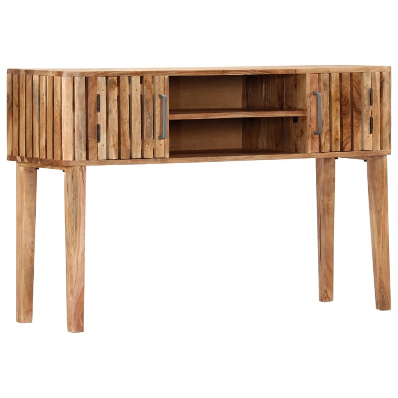 Mesa consola 120x35x76 cm madeira de acácia maciça-Mesas de apoio-Home Retail