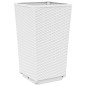 Vasos/floreiras 2 pcs 32,5x32,5x57 cm PP branco