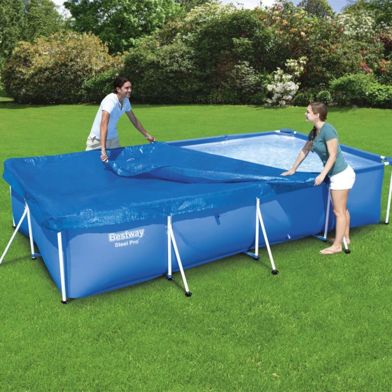 Bestway Cobertura de piscina Flowclear 400x211 cm-Capas para piscinas e plástico para forrar pisos-Home Retail