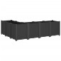 Vaso/floreira 160x120x53 cm PP preto