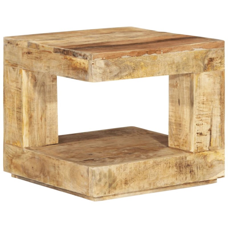 Mesa de centro 45x45x40 cm madeira de mangueira maciça-Mesas de centro-Home Retail