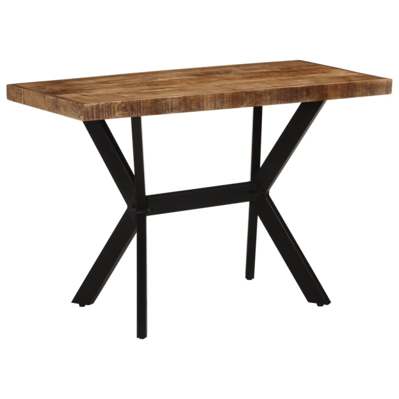 Mesa de jantar 110x55x75 cm madeira de mangueira maciça-Mesas de cozinha e de sala de jantar-Home Retail