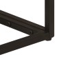 Mesa consola 90x30x76 cm mangueira maciça e ferro preto