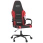 Cadeira de gaming couro artificial preto e vermelho