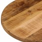 Tampo de mesa oval 110x40x3,8cm madeira mangueira áspera maciça