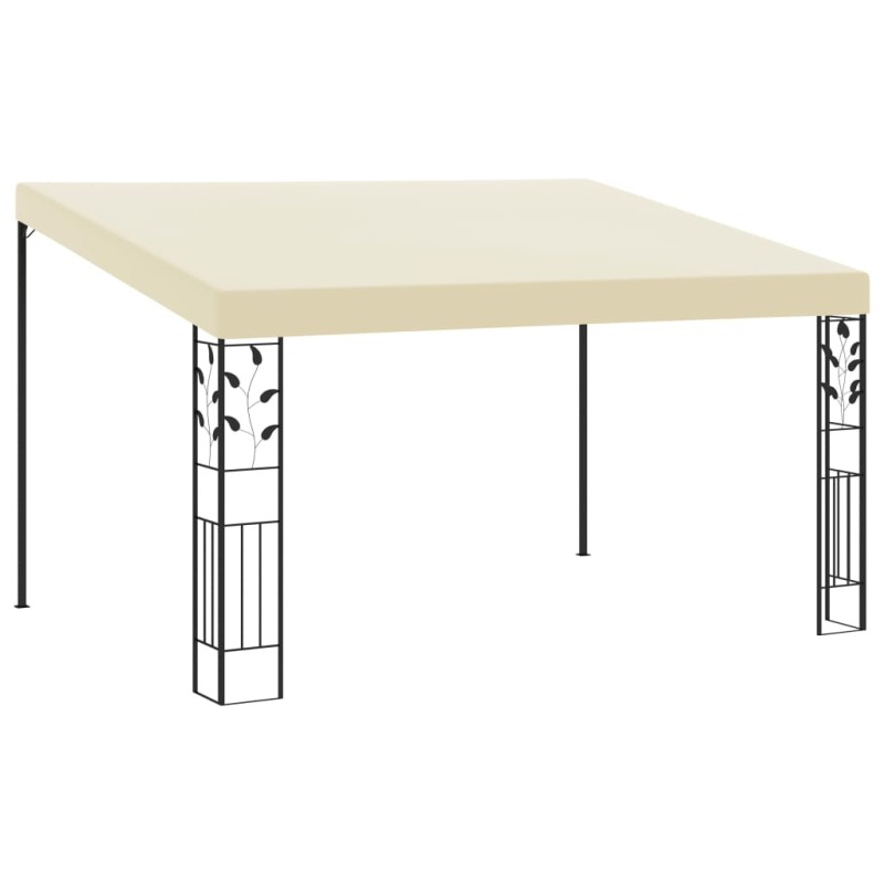 Gazebo de parede 4x3x2,5 m creme-Toldos e gazebos-Home Retail