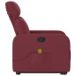 Poltrona de massagens reclin. elevatória tecido vermelho tinto