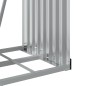 Suporte de lenha 40x45x100 cm aço galvanizado castanho