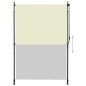 Estore de rolo para exterior 150x270 cm creme