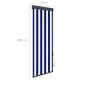 Estore de rolo para exterior 60x250 cm azul e branco