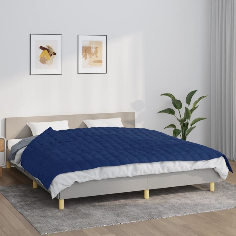 Manta pesada 7 kg 155x220 cm tecido azul-Cobertores-Home Retail