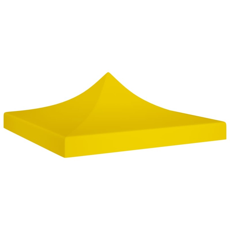 Teto para tenda de festas 2x2 m 270 g/m² amarelo-Topos para toldos e gazebos-Home Retail