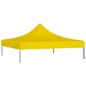 Teto para tenda de festas 2x2 m 270 g/m² amarelo