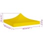 Teto para tenda de festas 2x2 m 270 g/m² amarelo