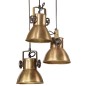 Candeeiro suspenso 25 W 30x30x100 cm E27 bronze antigo