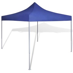 Tenda dobrável 3 x 3 m azul