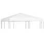 Cobertura de gazebo 270 g/m² 3x3 m branco