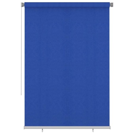 Estore de rolo para exterior PEAD 160x230 cm azul