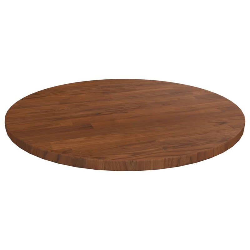 Tampo mesa redondo Ø40x1,5 cm carvalho tratado castanho-escuro-Tampos de mesa-Home Retail