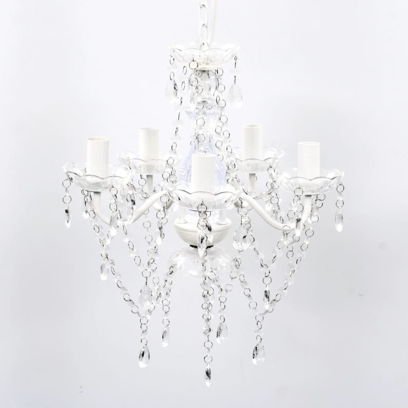 Lustre 5 lâmpadas transparente-Candelabros-Home Retail