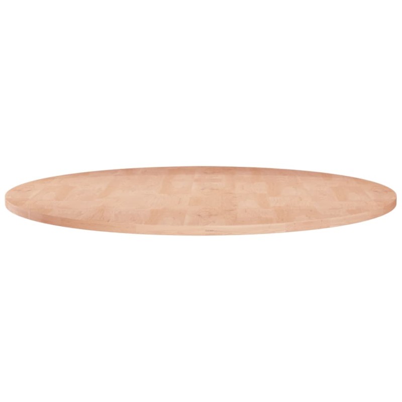 Tampo de mesa redondo Ø60x1,5 cm carvalho maciço não tratado-Tampos de mesa-Home Retail