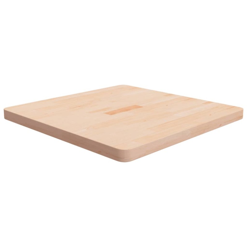 Tampo de mesa quadrado 70x70x4 cm carvalho maciço não tratado-Tampos de mesa-Home Retail