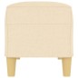 Banco 100x35x41 cm tecido cor creme