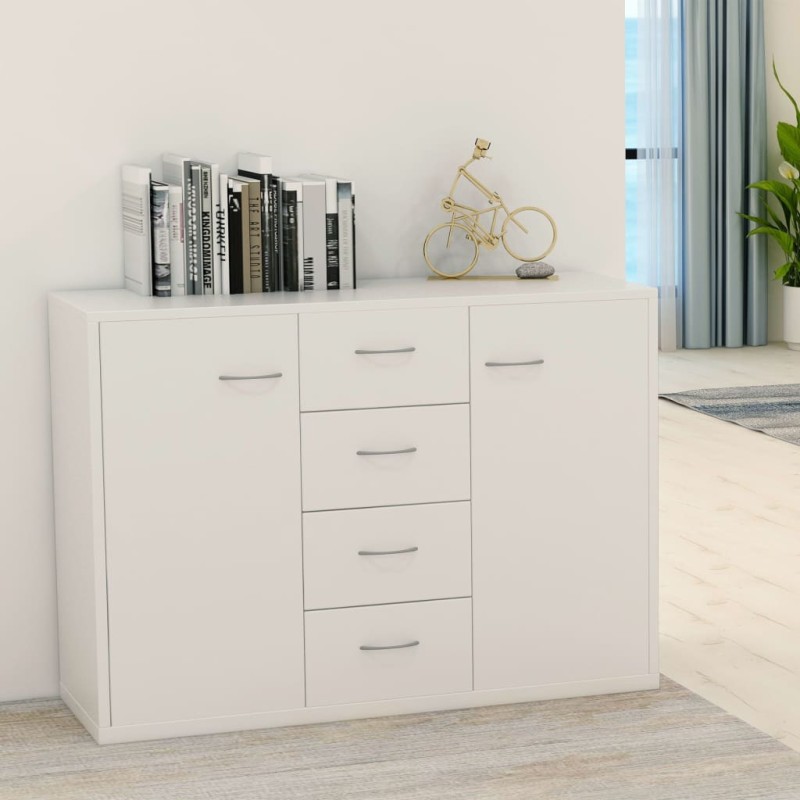 Aparador 88x30x65 cm contraplacado branco-Aparadores-Home Retail