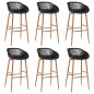 7 pcs conjunto de bar preto