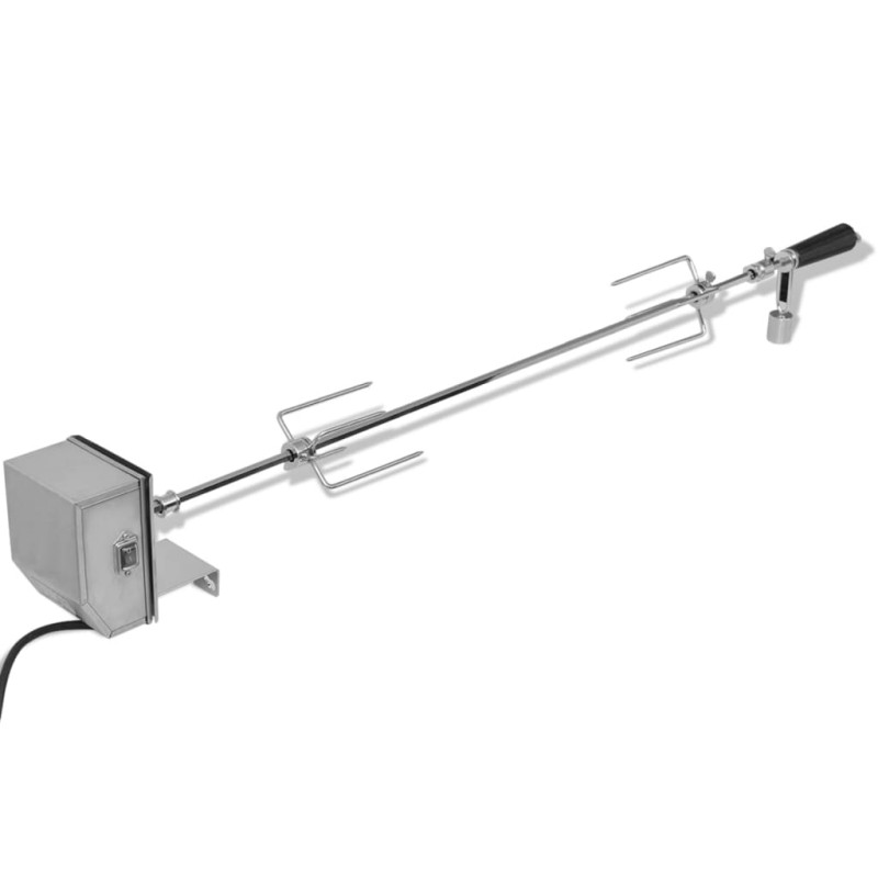 Espeto Rotisserie de churrasqueira + motor profissional de aço 1200 mm-Fornos de grelhar e grelhadores-Home Retail