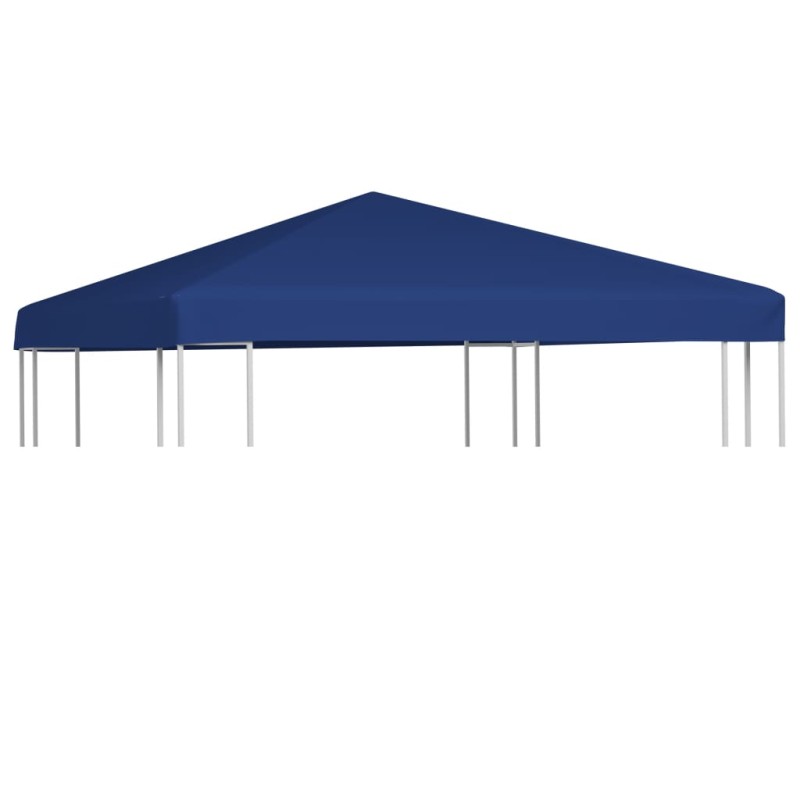 Cobertura de gazebo 310 g/m² 3x3 m azul-Topos para toldos e gazebos-Home Retail